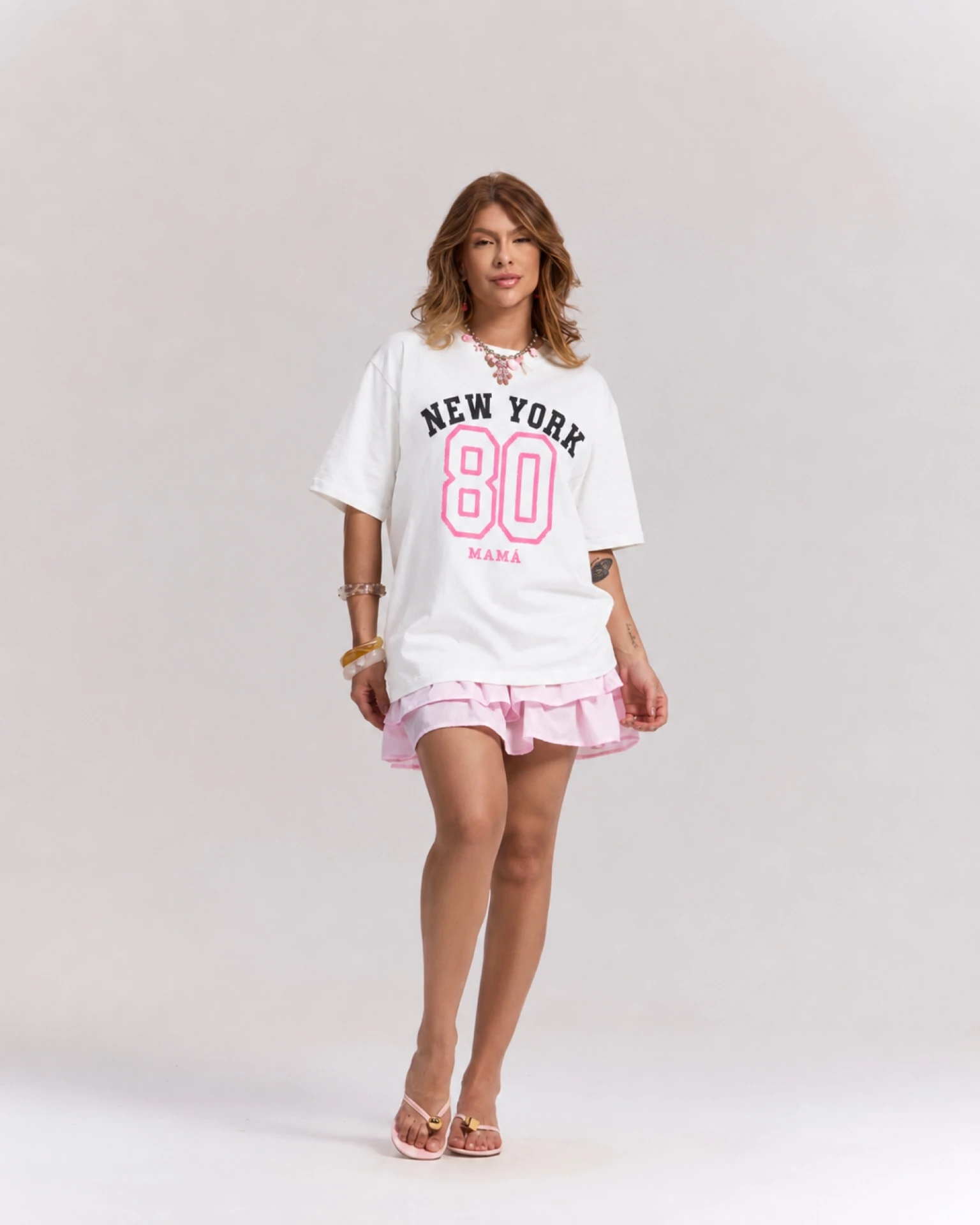 T-Shirt Oversized - NEW YORK 80